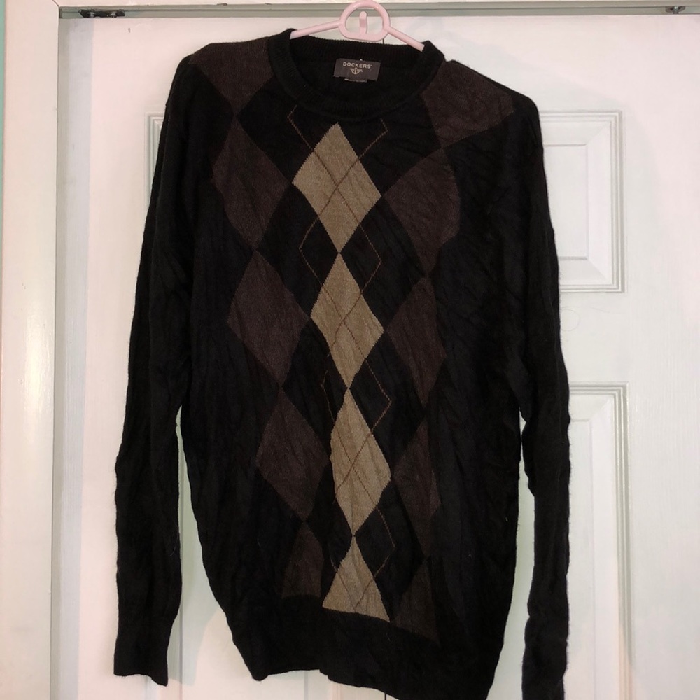 Quilt pattern sweater